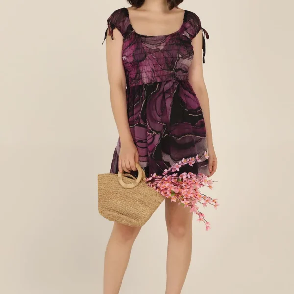 Beet Red Skater Dress