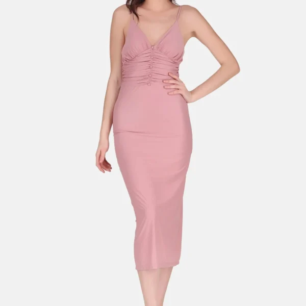 Baby Pink Cocktail Bodycon Dress