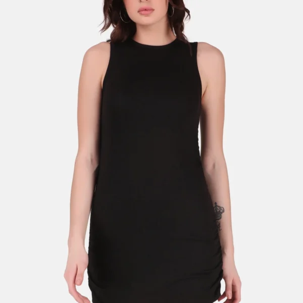 Ruched dress - Black